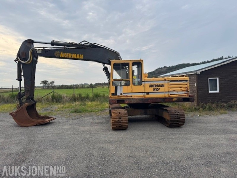 1991 Åkerman H10B Beltegraver / HK feste / Skuffe - Excavator: picture 1 1991 Åkerman H10B Beltegraver / HK feste / Skuffe - Excavator: picture 1