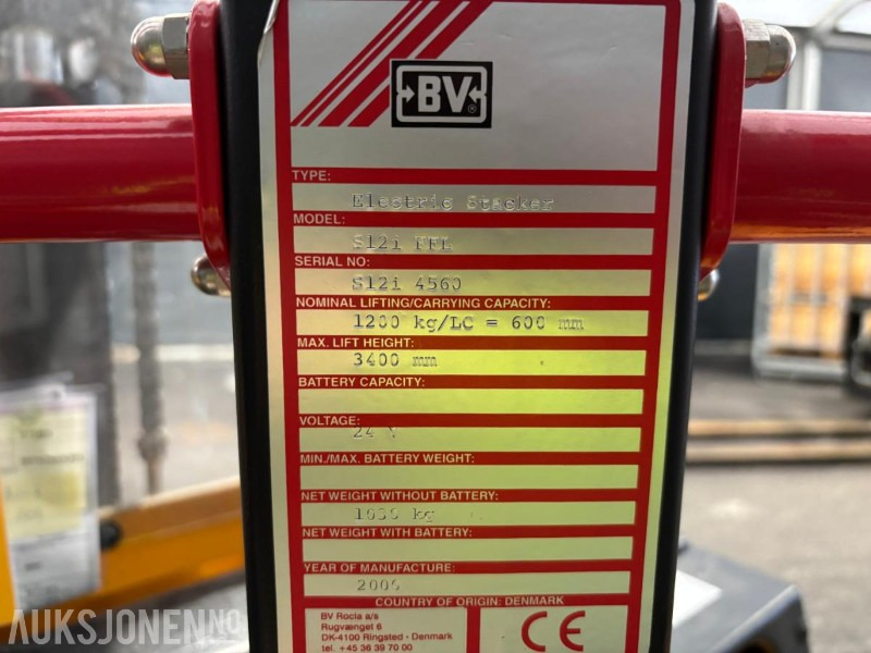2000 BV S12i FFL Ledestabler - Construction equipment: picture 3 2000 BV S12i FFL Ledestabler - Construction equipment: picture 3