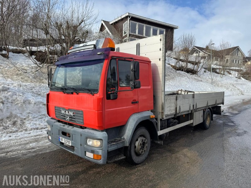 2003 MAN 14.255 LLC PLANBIL CA 7.5 T NYTTELAST 250HK - Dropside/ Flatbed truck: picture 1 2003 MAN 14.255 LLC PLANBIL CA 7.5 T NYTTELAST 250HK - Dropside/ Flatbed truck: picture 1