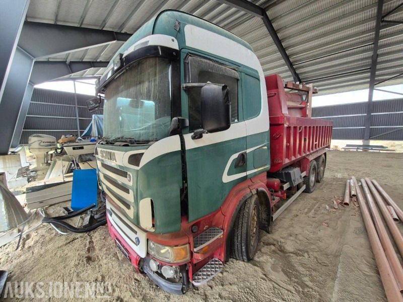 2005 Scania R420LB, tippbil, repobjekt - Dropside/ Flatbed truck: picture 1 2005 Scania R420LB, tippbil, repobjekt - Dropside/ Flatbed truck: picture 1