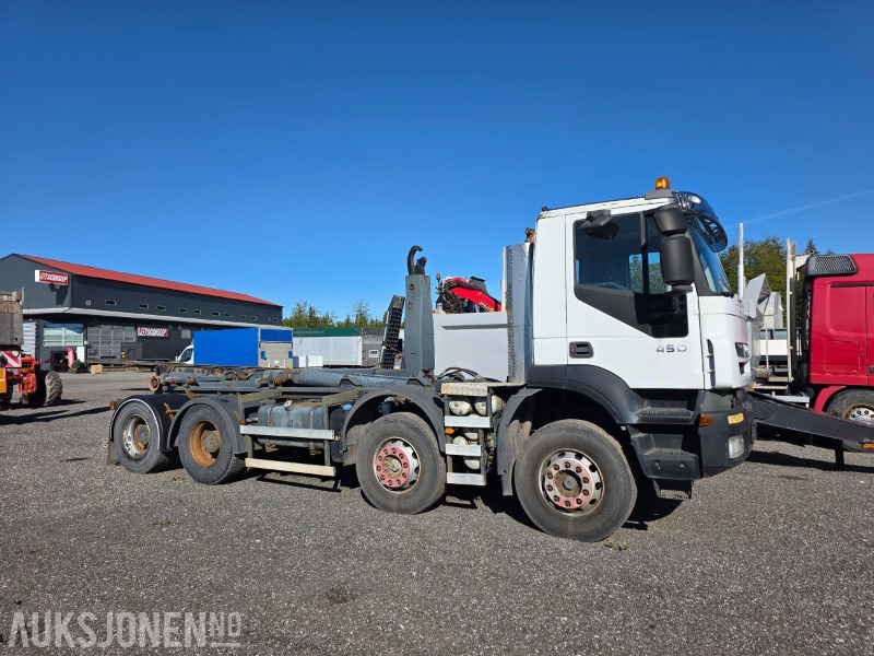 2008 Krokbil Iveco AD340T45 Krokbil - Kun 119622 km - 26 tonns hyvakran - Hook lift truck: picture 4 2008 Krokbil Iveco AD340T45 Krokbil - Kun 119622 km - 26 tonns hyvakran - Hook lift truck: picture 4