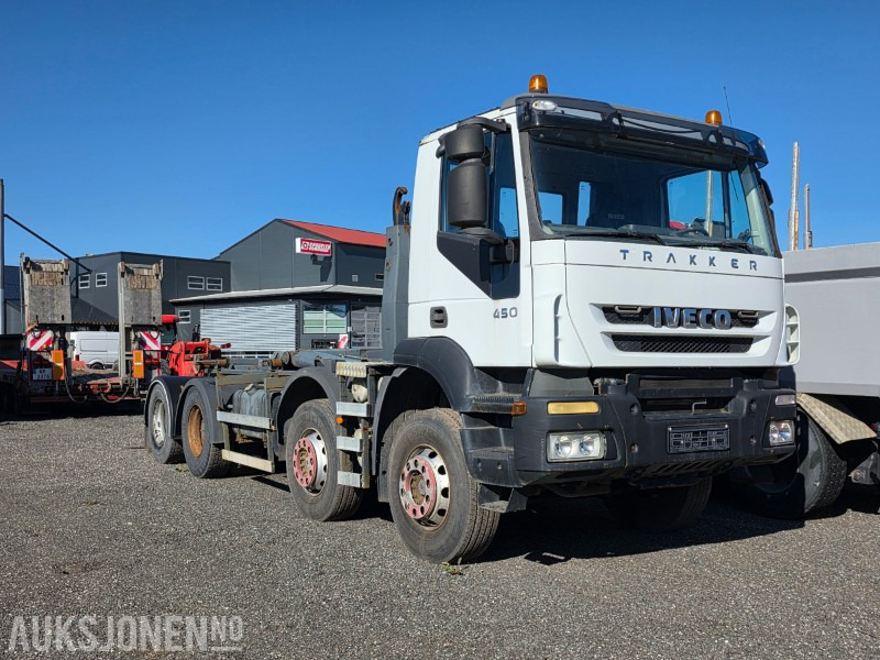 2008 Krokbil Iveco AD340T45 Krokbil - Kun 119622 km - 26 tonns hyvakran - Hook lift truck: picture 1 2008 Krokbil Iveco AD340T45 Krokbil - Kun 119622 km - 26 tonns hyvakran - Hook lift truck: picture 1
