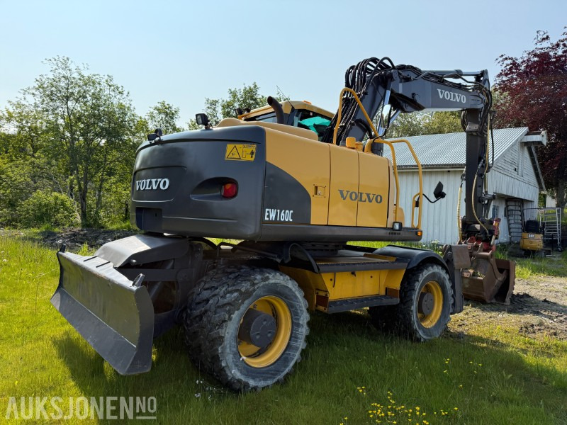 2008 Volvo EW160C hjulgraver m/ rotortilt og 3 skuffer - Excavator: picture 3 2008 Volvo EW160C hjulgraver m/ rotortilt og 3 skuffer - Excavator: picture 3