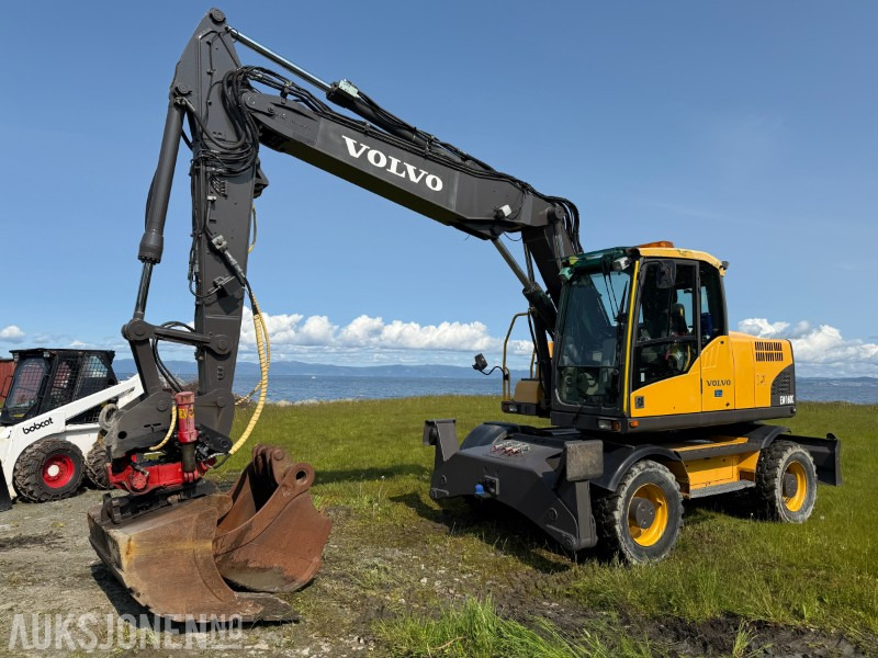 2008 Volvo EW160C hjulgraver m/ rotortilt og 3 skuffer - Excavator: picture 1 2008 Volvo EW160C hjulgraver m/ rotortilt og 3 skuffer - Excavator: picture 1