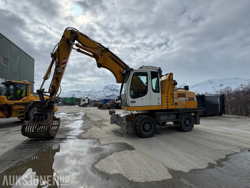 2009 Liebherr A316 Litronic hjulgraver - Hevbar hytte - Klype - 13065T - Excavator: picture 1 2009 Liebherr A316 Litronic hjulgraver - Hevbar hytte - Klype - 13065T - Excavator: picture 1