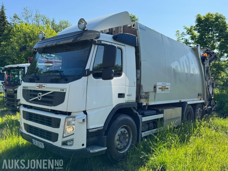 2011 Volvo FM6X2 komprimatorbil med kran / EU-godkjent - Garbage truck: picture 1 2011 Volvo FM6X2 komprimatorbil med kran / EU-godkjent - Garbage truck: picture 1