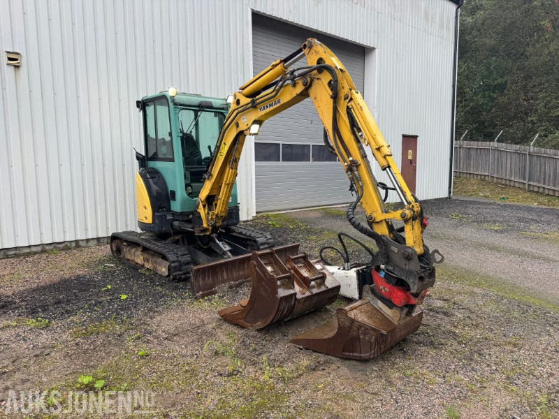 2013 Yanmar VIO38-U Minigraver med tiltrotator og utstyr - Mini excavator: picture 3 2013 Yanmar VIO38-U Minigraver med tiltrotator og utstyr - Mini excavator: picture 3