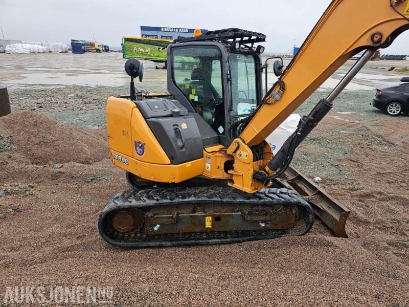 2014 Case CX80C gravemaskin med rototilt og skuffe - Excavator: picture 4 2014 Case CX80C gravemaskin med rototilt og skuffe - Excavator: picture 4