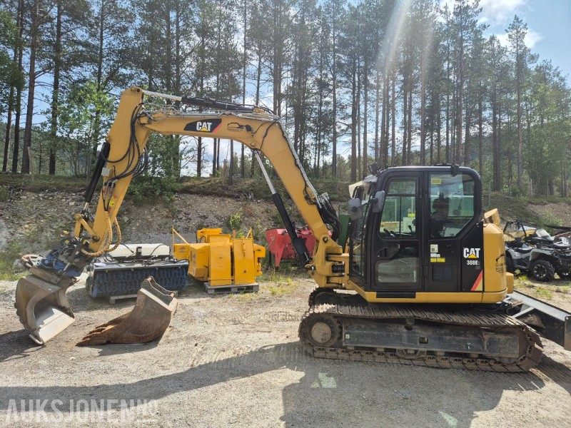 2014 Cat 308E 2 CR beltegraver, med tiltrotator/gripekasett - Excavator: picture 2 2014 Cat 308E 2 CR beltegraver, med tiltrotator/gripekasett - Excavator: picture 2