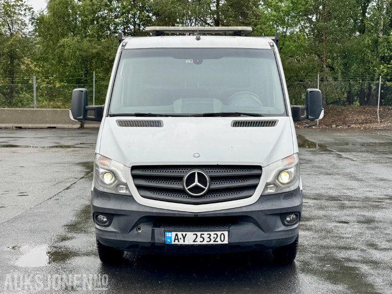 2014 Mercedes-Benz Sprinter 516 CDI planbil, 5-tonn, tvillinghjul, dobbelkabin, bakløft, lysbjelke - Dropside/ Flatbed truck: picture 2 2014 Mercedes-Benz Sprinter 516 CDI planbil, 5-tonn, tvillinghjul, dobbelkabin, bakløft, lysbjelke - Dropside/ Flatbed truck: picture 2