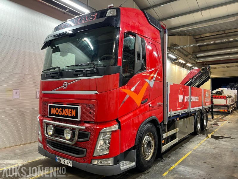2014 Volvo FH540 6X2 Planbil med HMF 2120 kran, Eu godkjent til 31.05.2026 - Crane truck: picture 1 2014 Volvo FH540 6X2 Planbil med HMF 2120 kran, Eu godkjent til 31.05.2026 - Crane truck: picture 1