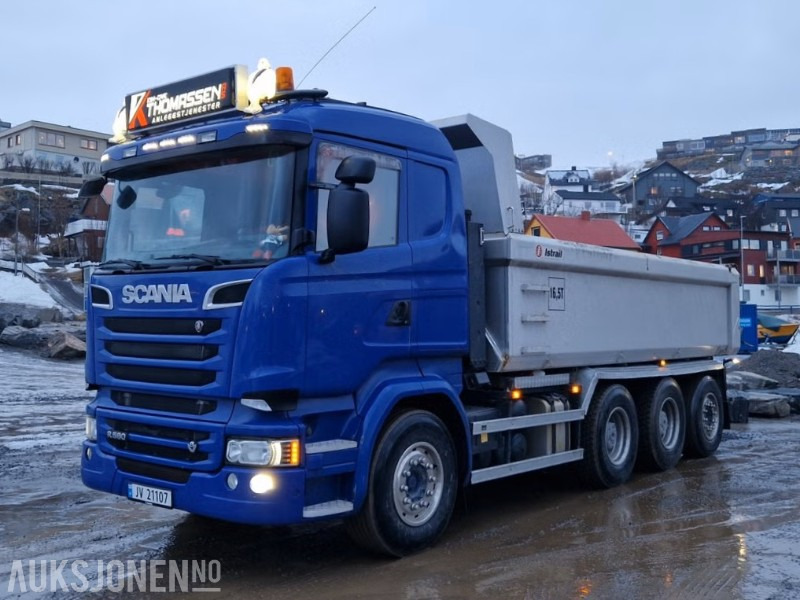 2015 Scania R580 Tippbil - Euro6 - 8X4 - 483 000km - Tipper: picture 1 2015 Scania R580 Tippbil - Euro6 - 8X4 - 483 000km - Tipper: picture 1