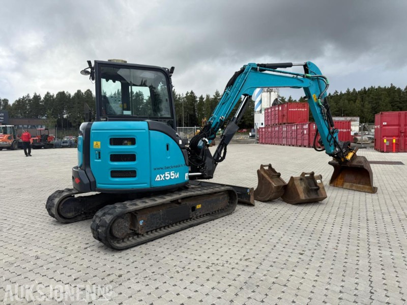 2016 Airman AX55U-6A BELTEGRAVER ENGCON TILTROTATOR SENTRALSMØRING SERVICEHISTORIKK 3 SKUFFER. - Excavator: picture 5 2016 Airman AX55U-6A BELTEGRAVER ENGCON TILTROTATOR SENTRALSMØRING SERVICEHISTORIKK 3 SKUFFER. - Excavator: picture 5