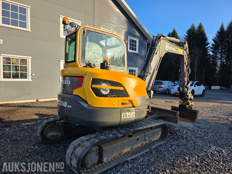 2016 VOLVO ECR58 TILTROTATOR HURTIGFESTE S50 MEDFØLGER GRAVESKUFF PUSSESKUFF SERTIFISERT TIL JULI 2026 - Mini excavator: picture 5 2016 VOLVO ECR58 TILTROTATOR HURTIGFESTE S50 MEDFØLGER GRAVESKUFF PUSSESKUFF SERTIFISERT TIL JULI 2026 - Mini excavator: picture 5