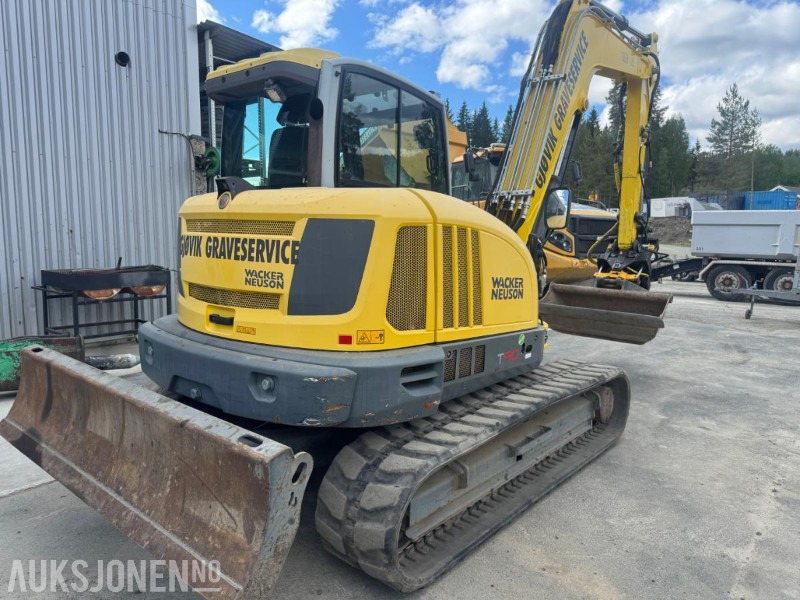 2016 Wacker Neuson ET 90 GRAVEMASKIN MED ROTOTILT, SENTRALSMØRING OG 3 SKUFFER - Excavator: picture 3 2016 Wacker Neuson ET 90 GRAVEMASKIN MED ROTOTILT, SENTRALSMØRING OG 3 SKUFFER - Excavator: picture 3