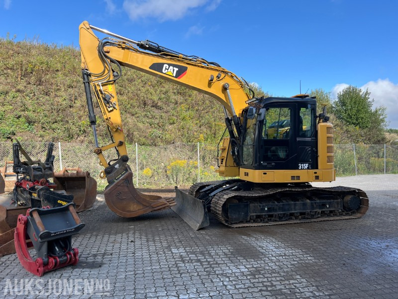 2017 Cat 315FLCR - GPS, R4 rototilt, 4 skuffer, Sentralsmøring - Excavator: picture 2 2017 Cat 315FLCR - GPS, R4 rototilt, 4 skuffer, Sentralsmøring - Excavator: picture 2