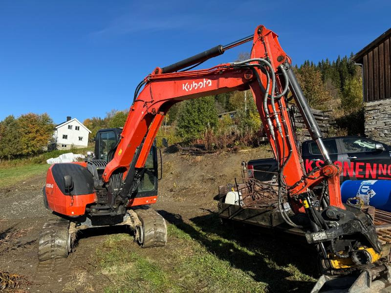 2018 Kubota KX080-4 ROTOTILT, 2 SKUFFER, SENTRALSMØRING - Excavator: picture 2 2018 Kubota KX080-4 ROTOTILT, 2 SKUFFER, SENTRALSMØRING - Excavator: picture 2