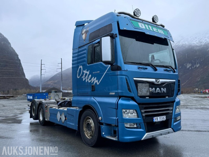 2018 MAN TGX 26.580 - D38 - Euro 6 - Krokbil - 20 tonns JOAB Krok med knekk - 6x2 - Hook lift truck: picture 3 2018 MAN TGX 26.580 - D38 - Euro 6 - Krokbil - 20 tonns JOAB Krok med knekk - 6x2 - Hook lift truck: picture 3