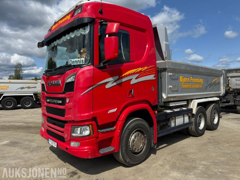 2018 Scania R580 GODT UTSTYRT TIPPBIL MED 3 AKSLET HENGER - Tipper: picture 2 2018 Scania R580 GODT UTSTYRT TIPPBIL MED 3 AKSLET HENGER - Tipper: picture 2