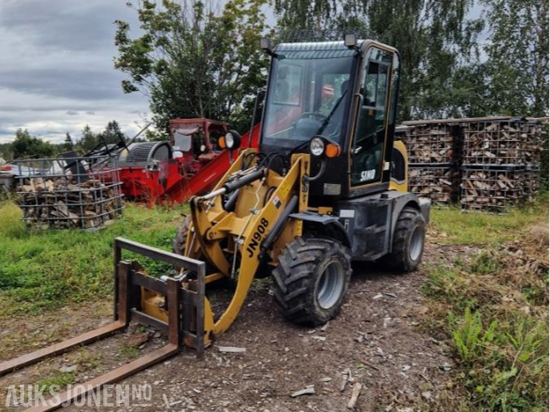 2018 Sino 908 hjullaster med skuffe, pallegaffel og tømmerklype - Wheel loader: picture 1 2018 Sino 908 hjullaster med skuffe, pallegaffel og tømmerklype - Wheel loader: picture 1