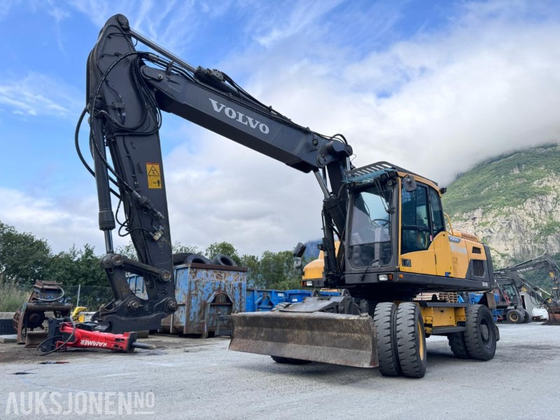 2018 Volvo EW210D Hjulgraver - S70 HK feste - Sentralsmøring - Hammerhydraulikk/tilleggshydraulikk - Multi-X - 1 tannskuffe - Excavator: picture 1 2018 Volvo EW210D Hjulgraver - S70 HK feste - Sentralsmøring - Hammerhydraulikk/tilleggshydraulikk - Multi-X - 1 tannskuffe - Excavator: picture 1