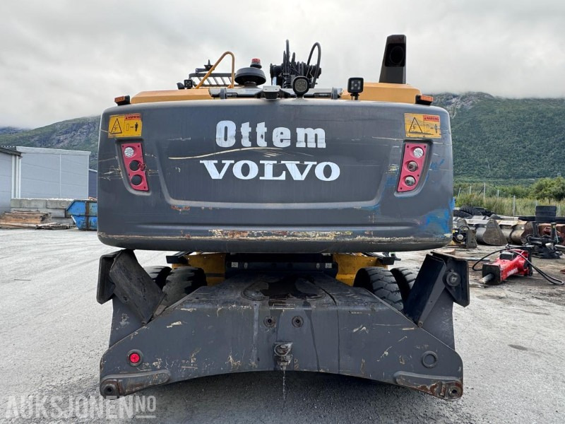 2018 Volvo EW210D Hjulgraver - S70 HK feste - Sentralsmøring - Hammerhydraulikk/tilleggshydraulikk - Multi-X - 1 tannskuffe - Excavator: picture 5 2018 Volvo EW210D Hjulgraver - S70 HK feste - Sentralsmøring - Hammerhydraulikk/tilleggshydraulikk - Multi-X - 1 tannskuffe - Excavator: picture 5