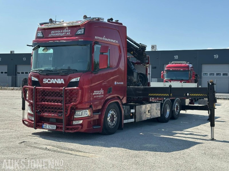 2019 Scania R 500 6x2 - kranbil - Hiab kran med jibb - Crane truck: picture 1 2019 Scania R 500 6x2 - kranbil - Hiab kran med jibb - Crane truck: picture 1
