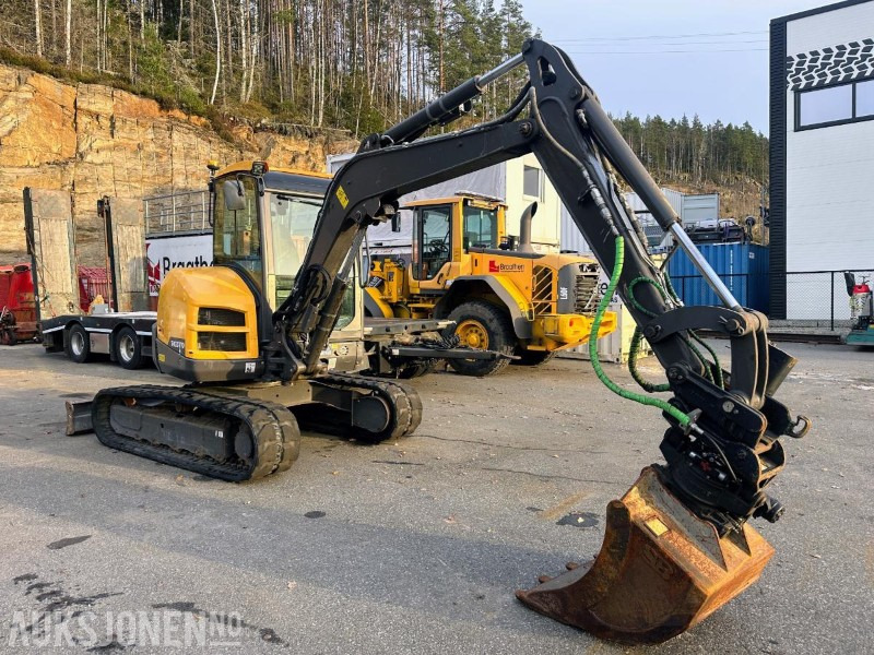 2019 VOLVO ECR50D MINIGRAVER 5 TONN STEELWRIST TILTROTATOR S40 1945 TIMER - Mini excavator: picture 2 2019 VOLVO ECR50D MINIGRAVER 5 TONN STEELWRIST TILTROTATOR S40 1945 TIMER - Mini excavator: picture 2