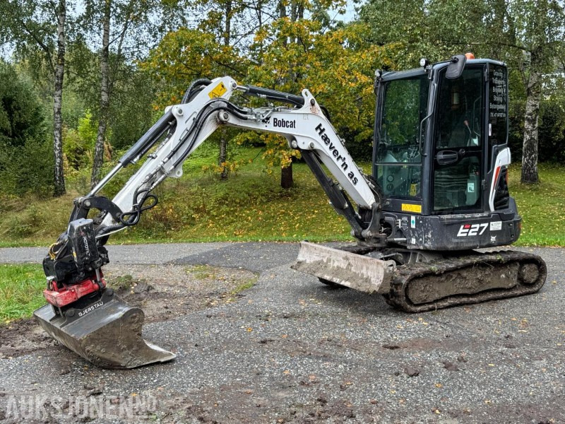 2022 Bobcat E27 minigraver / Rototilt / 3 skuffer - Mini excavator: picture 1 2022 Bobcat E27 minigraver / Rototilt / 3 skuffer - Mini excavator: picture 1