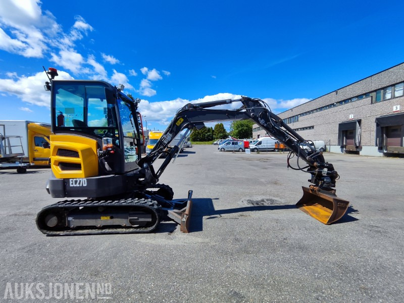 2022 Volvo EC27D – Meget godt utstyrt minigraver med lavt timeantall - Mini excavator: picture 5 2022 Volvo EC27D – Meget godt utstyrt minigraver med lavt timeantall - Mini excavator: picture 5