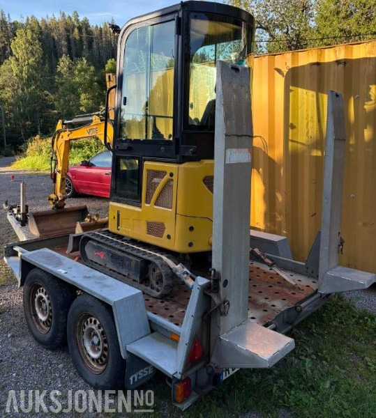 2022 Vote VTW-15 minigraver med 3 skuffer og Tysse henger - MVA-fri - Mini excavator: picture 4 2022 Vote VTW-15 minigraver med 3 skuffer og Tysse henger - MVA-fri - Mini excavator: picture 4