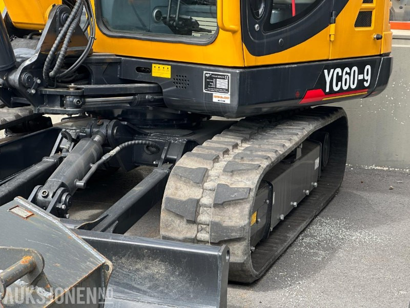 2023 Yuchai YC60-9 6 tonns graver - tiltrotator, graveskuff, pusseskuff og klype. 20 TIMER! - Mini excavator: picture 2 2023 Yuchai YC60-9 6 tonns graver - tiltrotator, graveskuff, pusseskuff og klype. 20 TIMER! - Mini excavator: picture 2