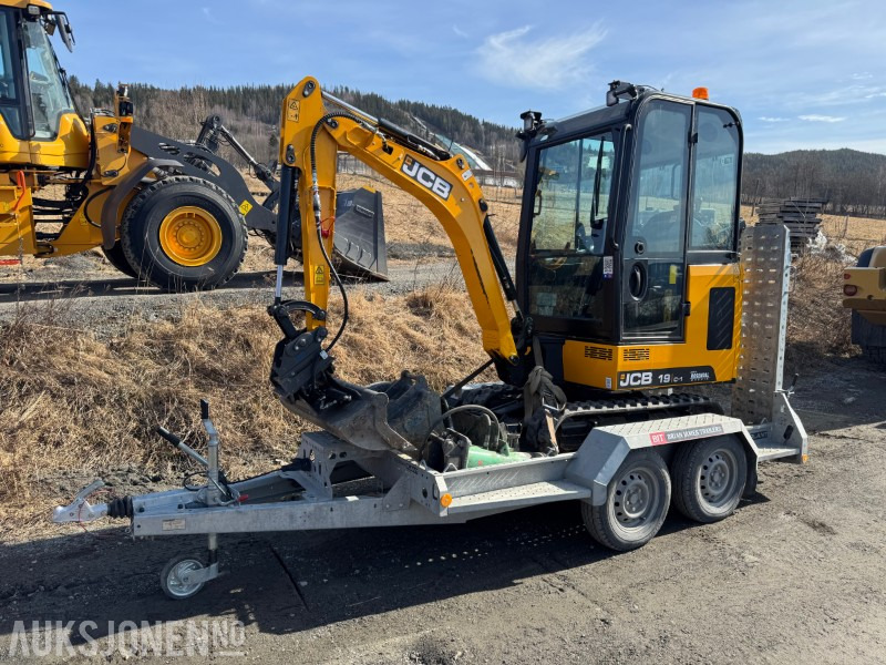 2024 JCB 19 C-1 MINIGRAVER, 3 SKUFFER, PIGGHAMMER, MASKINHENGER, KUN 200 TIMER, UTVIDET GARANTI - Mini excavator: picture 2 2024 JCB 19 C-1 MINIGRAVER, 3 SKUFFER, PIGGHAMMER, MASKINHENGER, KUN 200 TIMER, UTVIDET GARANTI - Mini excavator: picture 2
