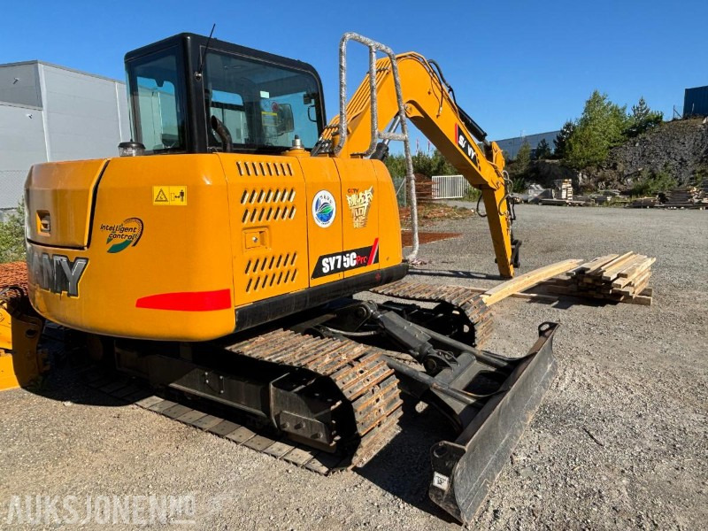 2024 Sany SY75C. S50 Hurtigfeste. Sentralsmøring. Graveskuff ca 320L - Excavator: picture 3 2024 Sany SY75C. S50 Hurtigfeste. Sentralsmøring. Graveskuff ca 320L - Excavator: picture 3