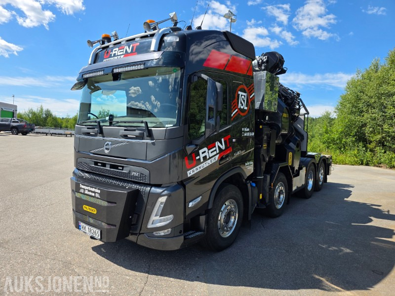 2024 Volvo FM 540 8X2 kranbil 165 tm med vinsj lasteflak elpumpe/el aggregat - Crane truck: picture 1 2024 Volvo FM 540 8X2 kranbil 165 tm med vinsj lasteflak elpumpe/el aggregat - Crane truck: picture 1