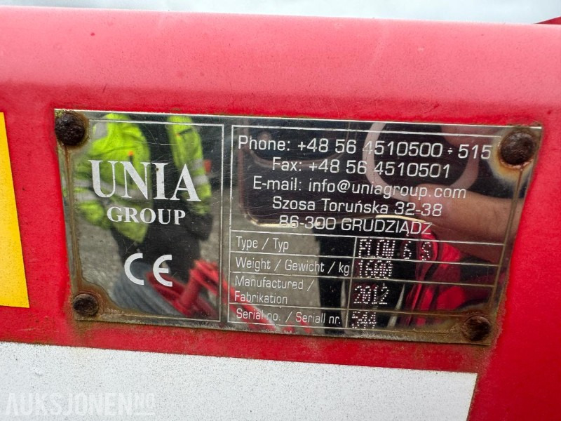 2012 UNIA grubbeplog med reservedeler - Agricultural machinery: picture 3 2012 UNIA grubbeplog med reservedeler - Agricultural machinery: picture 3