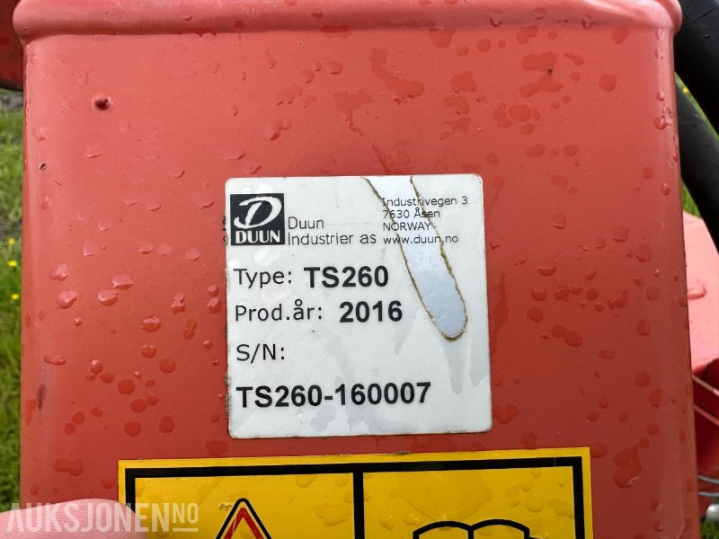 2016 DUUN TS260 BRØYTE SKJÆR - Agricultural machinery: picture 2 2016 DUUN TS260 BRØYTE SKJÆR - Agricultural machinery: picture 2