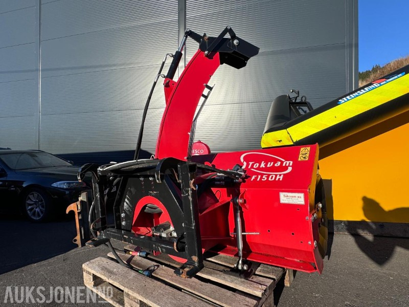 2017 Tokvam F 150 H - To trinns hydraulisk drevet snøfres - Frontmontert - SMS/trima feste - lite brukt - Agricultural machinery: picture 1 2017 Tokvam F 150 H - To trinns hydraulisk drevet snøfres - Frontmontert - SMS/trima feste - lite brukt - Agricultural machinery: picture 1