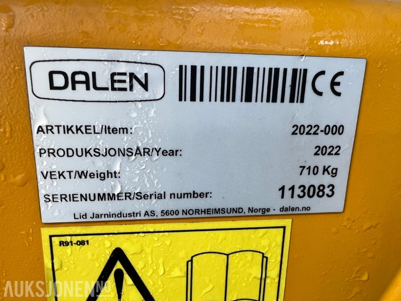 2022 - Dalen Traktorskjær modell 2022 - Agricultural machinery: picture 5 2022 - Dalen Traktorskjær modell 2022 - Agricultural machinery: picture 5