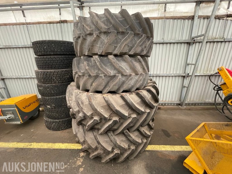Komplett sett traktordekk - Trelleborg TM 800 650/65.38 og 540/65.28 - UBRUKT! - Agricultural machinery: picture 2 Komplett sett traktordekk - Trelleborg TM 800 650/65.38 og 540/65.28 - UBRUKT! - Agricultural machinery: picture 2