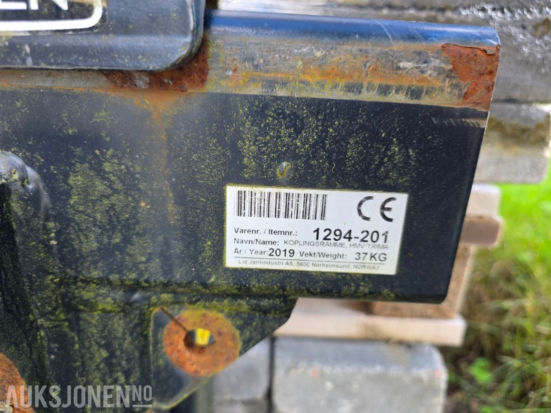 2019 Dalen pallegafler med Standard koplingsramme / 1 m (110 cm lengde på pallegafler) - Attachment for Construction machinery: picture 2 2019 Dalen pallegafler med Standard koplingsramme / 1 m (110 cm lengde på pallegafler) - Attachment for Construction machinery: picture 2