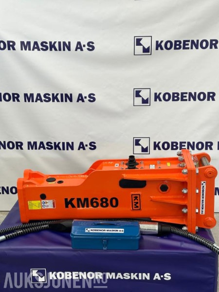 KM 680 s40 CE merket PIGGHAMMER 4-7 TONN MED SLANGER OG SPETT - Attachment for Construction machinery: picture 1 KM 680 s40 CE merket PIGGHAMMER 4-7 TONN MED SLANGER OG SPETT - Attachment for Construction machinery: picture 1