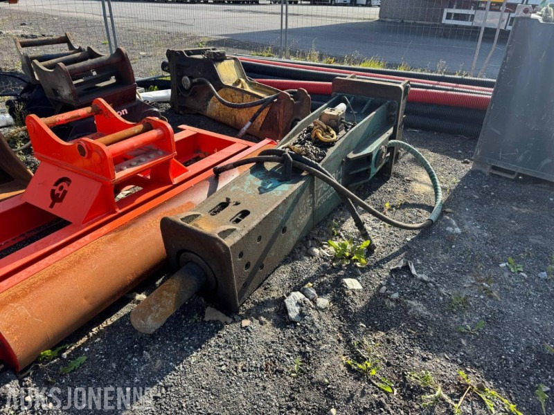 MSB MS700H Hydraulisk Hammer Med S70 Feste - Attachment for Construction machinery: picture 2 MSB MS700H Hydraulisk Hammer Med S70 Feste - Attachment for Construction machinery: picture 2