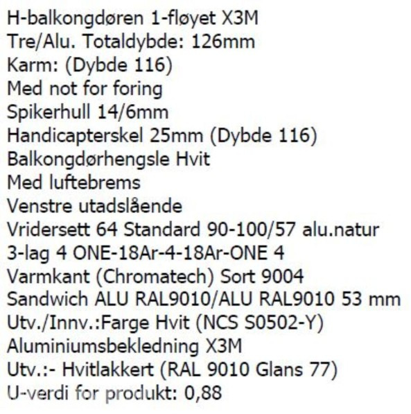 Balkongdører - Construction equipment: picture 2 Balkongdører - Construction equipment: picture 2