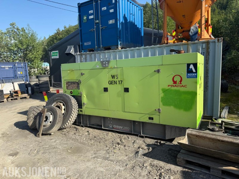 2017 Pramac GSW 280V - Svært lite brukt aggregat på hele 275KVA - Industrial equipment: picture 2 2017 Pramac GSW 280V - Svært lite brukt aggregat på hele 275KVA - Industrial equipment: picture 2