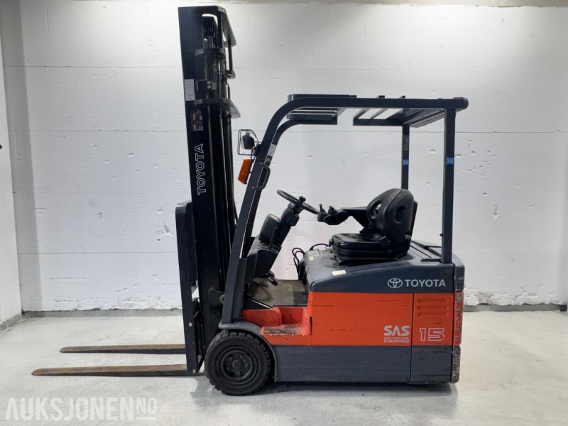 2007 Toyota 7FBEF15 - Elektrisk motvektstruck - kun 1315 timer - Material handling equipment: picture 2 2007 Toyota 7FBEF15 - Elektrisk motvektstruck - kun 1315 timer - Material handling equipment: picture 2