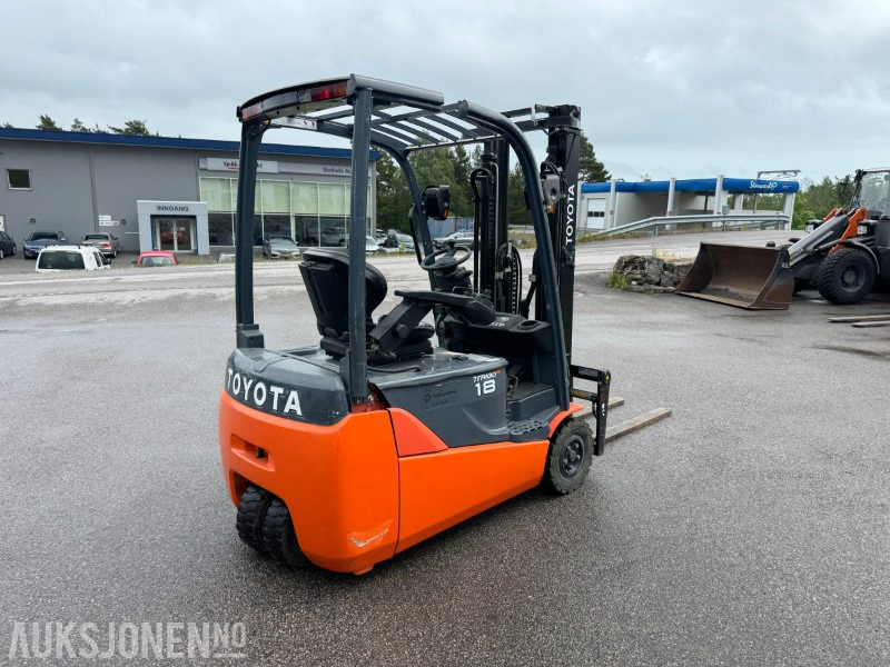2013 Toyota 8FBET18 elektrisk gaffeltruck - Material handling equipment: picture 5 2013 Toyota 8FBET18 elektrisk gaffeltruck - Material handling equipment: picture 5