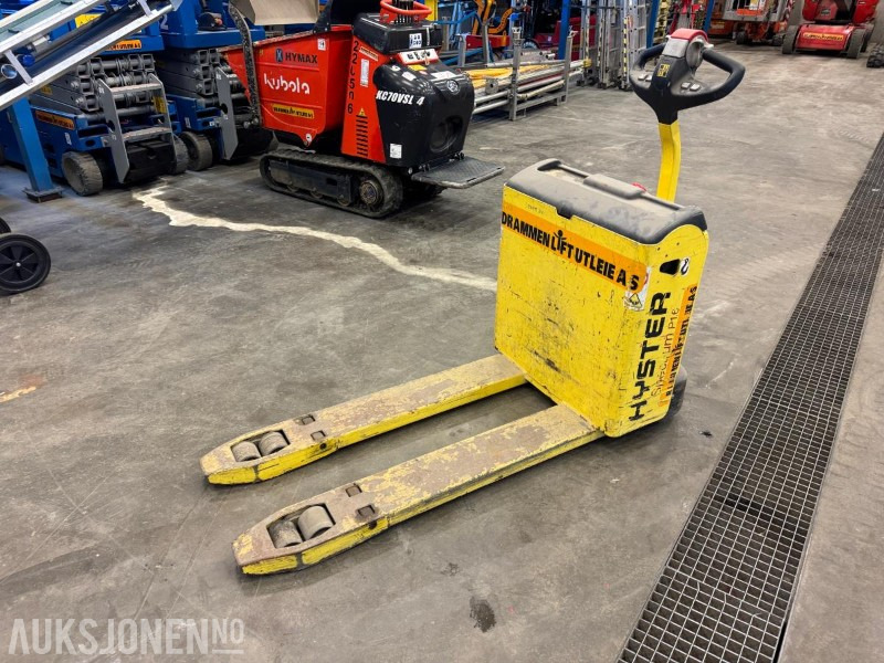 2016 Hyster P1.6 snile / Jekketralle / Rep.objekt - Material handling equipment: picture 1 2016 Hyster P1.6 snile / Jekketralle / Rep.objekt - Material handling equipment: picture 1