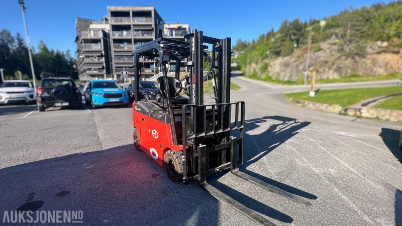 2020 EP EQUIPMENT CPD15L1 ELEKTRISK MOTVEKTGAFFELTRUCK 1,5 TONN 17 TIMER - Material handling equipment: picture 3 2020 EP EQUIPMENT CPD15L1 ELEKTRISK MOTVEKTGAFFELTRUCK 1,5 TONN 17 TIMER - Material handling equipment: picture 3