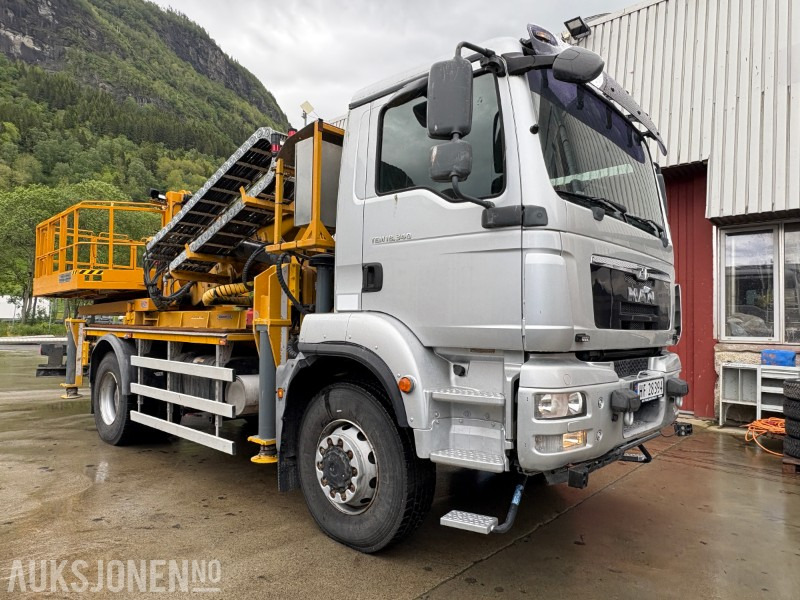 2014 MAN TGM 18.340 Normet Esslift 810 liftbil - 15 888 km - Municipal/ Special vehicle: picture 2 2014 MAN TGM 18.340 Normet Esslift 810 liftbil - 15 888 km - Municipal/ Special vehicle: picture 2